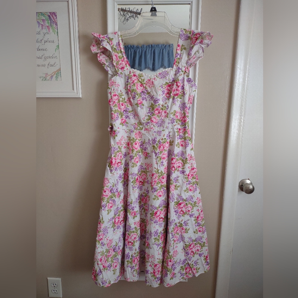 Floral boutique dress